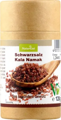 Produktbild von Kala Namak Schwarzsalz - gemahlen im Streuer120g