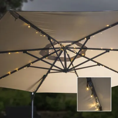 Obrázok produktu pre LED Solárne osvetlenie na slnečník Záhradné dekoračné osvetlenie Haushalt- International