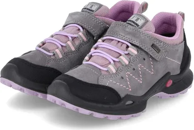 Produktbild von Imac Mädchen Klettschuhe/ Low Sneaker Grau Leder-Synthetik-Mix wasserfest Größe: 26