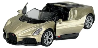 Obrázek produktu pro Welly Bugatti W16 Mistral Golden, kovový model, měřítko 1:34, , v originální krabici, číslo produktu: 43857