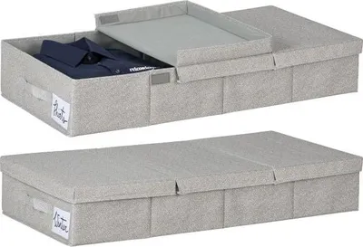 Produktbild von Unterbettkommode mit Deckel 2er-Pack