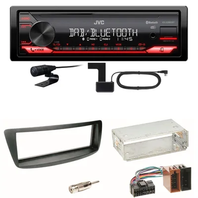 Produktbild von JVC KD-X282DBT Bluetooth DAB Einbauset Toyota Aygo Citroen C1 Peugeot 107
