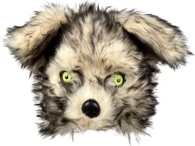 Produktbild von Wolf Halbmaske aus Plüsch