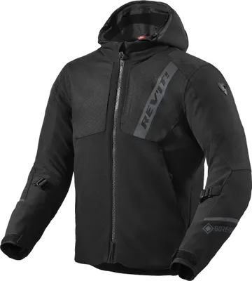 Zdjęcie produktu dla Wodoodporna tekstylna kurtka motocyklowa Revit Potential GTX, czarna, S