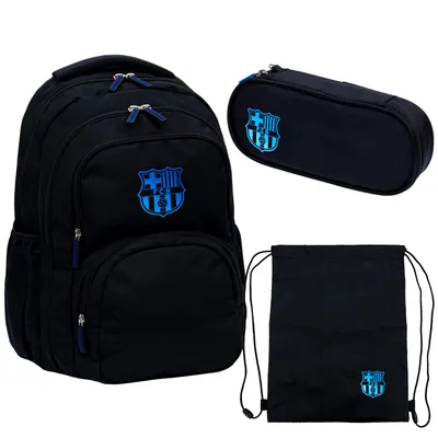 Produktbild von Rucksack Schulset 3-teilig FC Barcelona Fußball