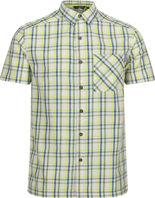 Produktbild von Regatta - "Mindano VIII" pánské tričko s krátkým rukávem RG9776 (L) (Pikant green/bright blue/lemon lime/marshmallow)