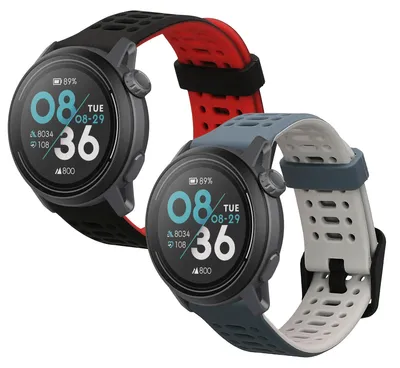 Zdjęcie produktu dla kwmobile 2x pasek do zegarka COROS PACE 3 / APEX 2 Pro / APEX 46 mm / APEX Pro – zestaw pasków do monitorów aktywności fizycznej z silikonu TPU – pasek zamienny