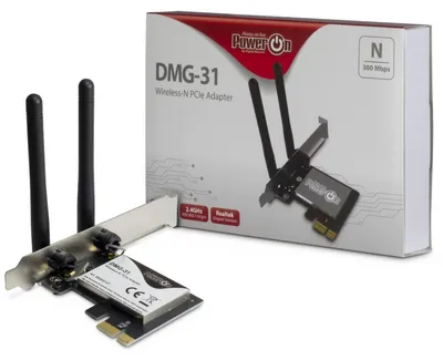 Obrázok produktu pre Inter-Tech DMG-31, Interný, Bezdrôtový, PCI Express, WLAN, Wi-Fi 4 (802.11n), 300 Mbit/s