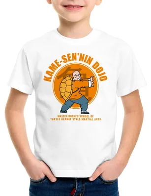 Produktbild von style3 Roshi Kame-Sen'nin Dojo Kinder T-Shirt turtle gt z son-goku