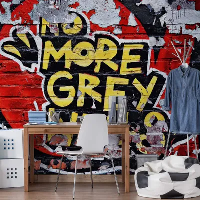 Produktbild von A.S. Création Vlies Fototapete Graffiti No More Grey Walls DD118987 Designwalls
