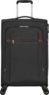 Produktbild von American Tourister Crosstrack Spinner 67 / 24 TSA EXP Trolley Grey / Red anthrazit 68cm