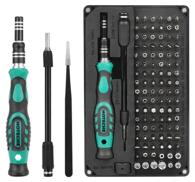 Obrázek produktu pro Sada 106 kusů nástrojů pro jemnou mechaniku, obsahující šroubovací bity a kleště
