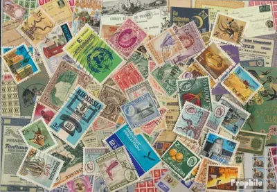 Produktbild von Briefmarken Rhodesien 50 verschiedene Marken