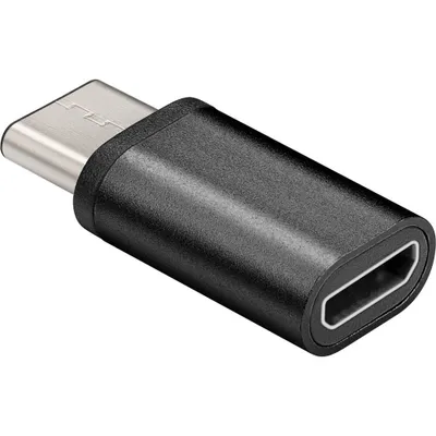Produktbild von USB 2.0 Adapter, USB-C Stecker > Micro-USB Buchse (grau)