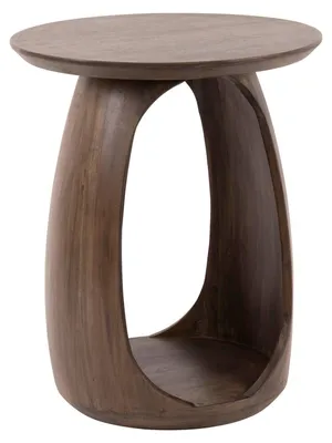 Zdjęcie produktu dla FURNLUX stolik pomocniczy Art Acacia 45 cm / kolor główny: brązowy / wymiary: 45 x 56 x 45 cm
