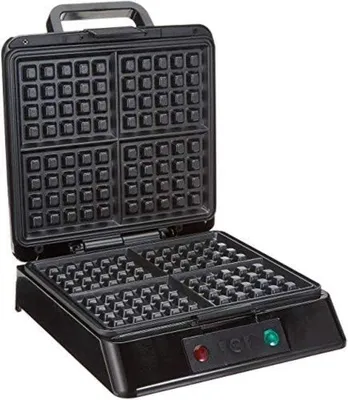 Produktbild von Waffeleisen mit austauschbaren Platten und herausnehmbaren Teilen