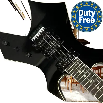 Produktbild von Rockgitarre, Palisandergriffbrett, Fixbrücke, schwarz