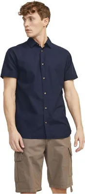 Produktbild von Jack & Jones Summer Linen Kurzarmhemd Blau S Mann Blau S