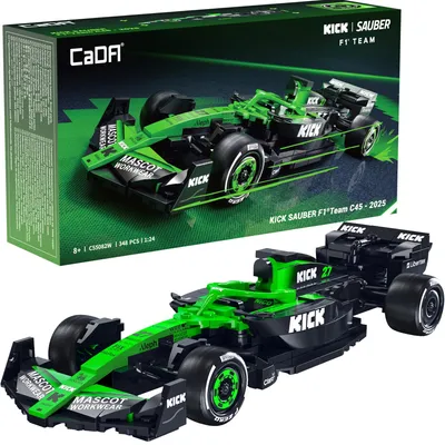 Produktbild von Cada Bauklötze Rennwagen Kick Sauber F1 Team C45 2025 348 Stück