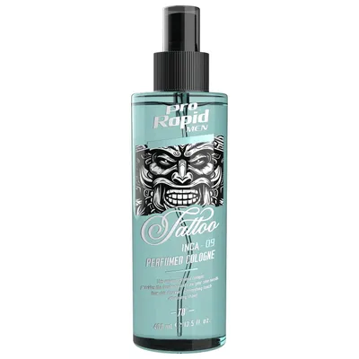 Produktbild von Pro Rapid Tattoo Inca - 09 After Shave Perfumed Barber Cologne 400 ml - Erfrischendes, Feuchtigkeitsspendendes und Beruhigendes Aftershave Eau de Col