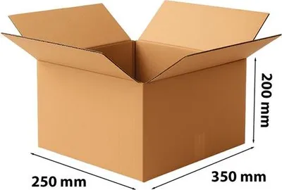 Zdjęcie produktu dla Kartony 350x250x200mm Pudełka Tekturowe Grube Do Pakowania 5w