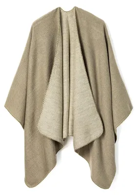 Immagine prodotto di Sciarpa Pashmina da donna, color beige/grigio chiaro