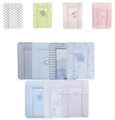 Zdjęcie produktu dla Lorelli mata do przewijania dzieci Softy 50 x 70 cm zmywalna wycieana podwyszona krawd niebieska