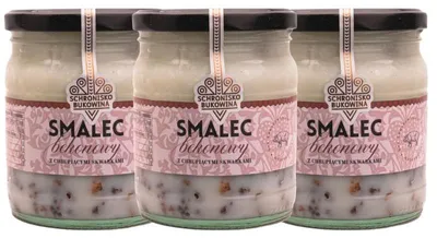Produktbild von Speckschmalz mit knusprigen Grieben 370 g x3 - Schronisko Bukowina