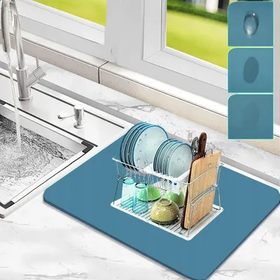 Zdjęcie produktu dla Mata do suszenia naczyń 50x40 cm chłonna pod ekspres do kawy
