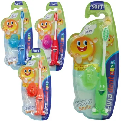 Zdjęcie produktu dla Elina, Bobby, Szczoteczka do zębów, 14cm (PRODUKT Z NIEMIEC)