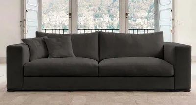 Produktbild von MAKLESA Zweisitzer-Schlafsofa – Graphit