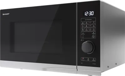 Produktbild von SHARP Mikrowelle YC-PG284AE-S, silber, mit Grill, 28 L, 10-Stufen, 900 W