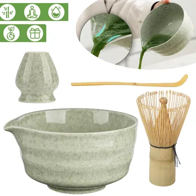 Produktbild von Matcha-Set, Keramik-Matcha-Set, Matcha-Rührer-Set, Bestes Geschenk für Ihre Lieben
