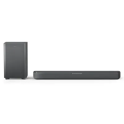 Productafbeelding van PHILIPS Soundbar 2.1 TAB5309/10 met draadloze subwoofer, zwart