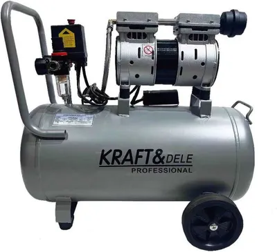 Image de Kraft&Dele KD1396 compresseur sans huile 50L 8bar
