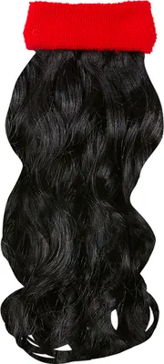 Produktbild von 80er Proll Haare schwarz mit Stirnband