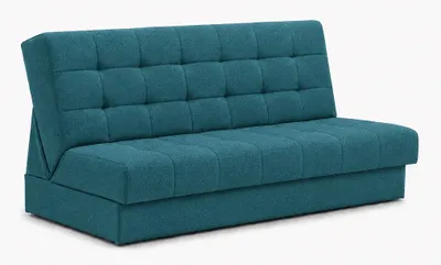 Obrázek produktu pro Rozkládací pohovka ANMIL OLIO s úložným prostorem, potah modré barvy, tkanina MALMO. Moderní funkční pohovka, rozměry 192 × 85 x 100 cm