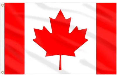 Produktbild von Kanada Flagge 150 x 90 cm Polyester mit Messingösen für Dekorationen