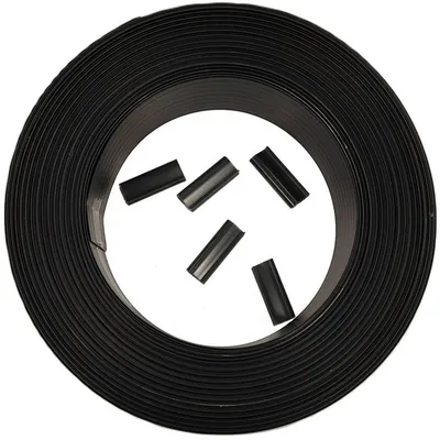 Immagine prodotto di Pannello oscurante per recinzioni, colore antracite, realizzato in PVC, dimensioni 48 mm x 50 m, completo di 100 clip, per recinzioni a rete metallica