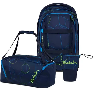 Produktbild von Satch Pack Blue Tech Schulrucksack Set 3tlg.