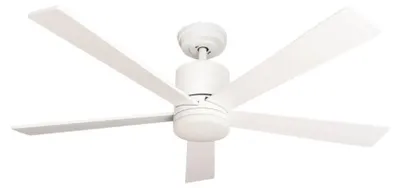 Zdjęcie produktu dla Energooszczędny wentylator sufitowy z oświetleniem LED i pilotem Tibu 132 cm Biały
