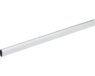 Produktbild von Schrankrohr oval, für mittlere Belastung, 2000 mm, Stahl nickel-matt, 1 Stück