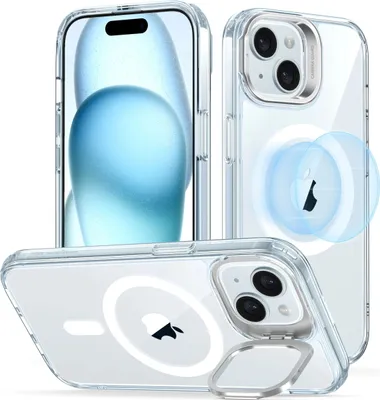 Zdjęcie produktu dla Etui ESR Classic Hybrid HaloLock iPhone 15 Plus - przezroczysty niebieski