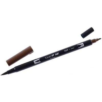 Immagine prodotto di Tombow ABT-969ABT Penna a pennello doppio 969 cioccolato