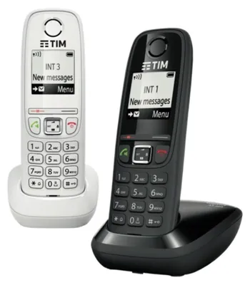 Produktbild von Gigaset AS405 Cordless Duo Schwarz DECT Telefon - 2er Set Schnurlostelefone