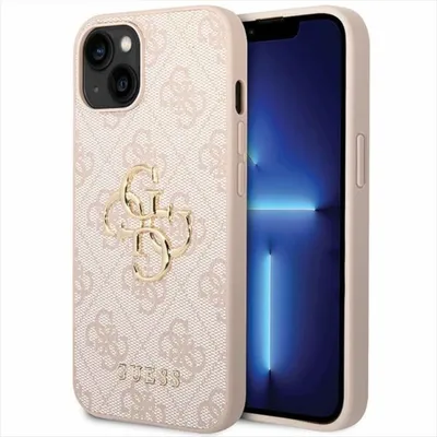 Zdjęcie produktu dla Guess GUHCP15S4GMGPI iPhone 15 / 14 / 13 6.1 różowy/pink hardcase 4G Big Metal Logo
