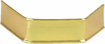 Produktbild von 1000x U-Clipse Verschlussclipse Beutelverschlüsse 33 mm Gold Papier