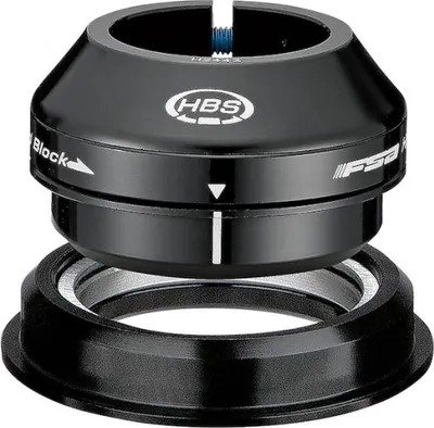 Image de Jeu de direction FSA n° 57 HBS 1 1/8 - 1,5" noir - jeu de direction conique de précision pour...