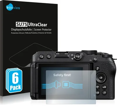 Produktbild von 6x Für Nikon Z 30 Schutzfolie Savvies Displayschutz Display Schutz Folie Klar Transparent