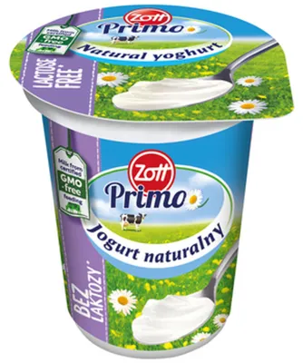 Zdjęcie produktu dla Zott Primo Jogurt Bez Laktozy 330g